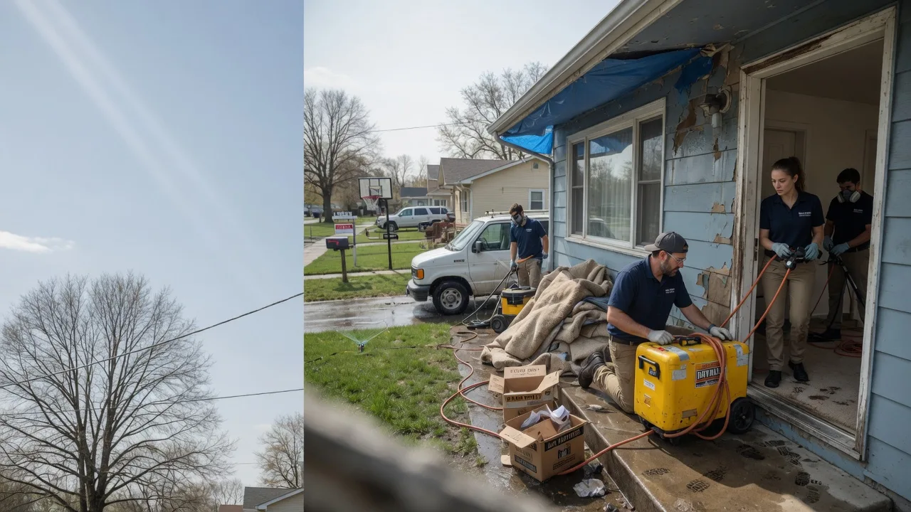 Basement Flood Cleanup in Simms, TX near me